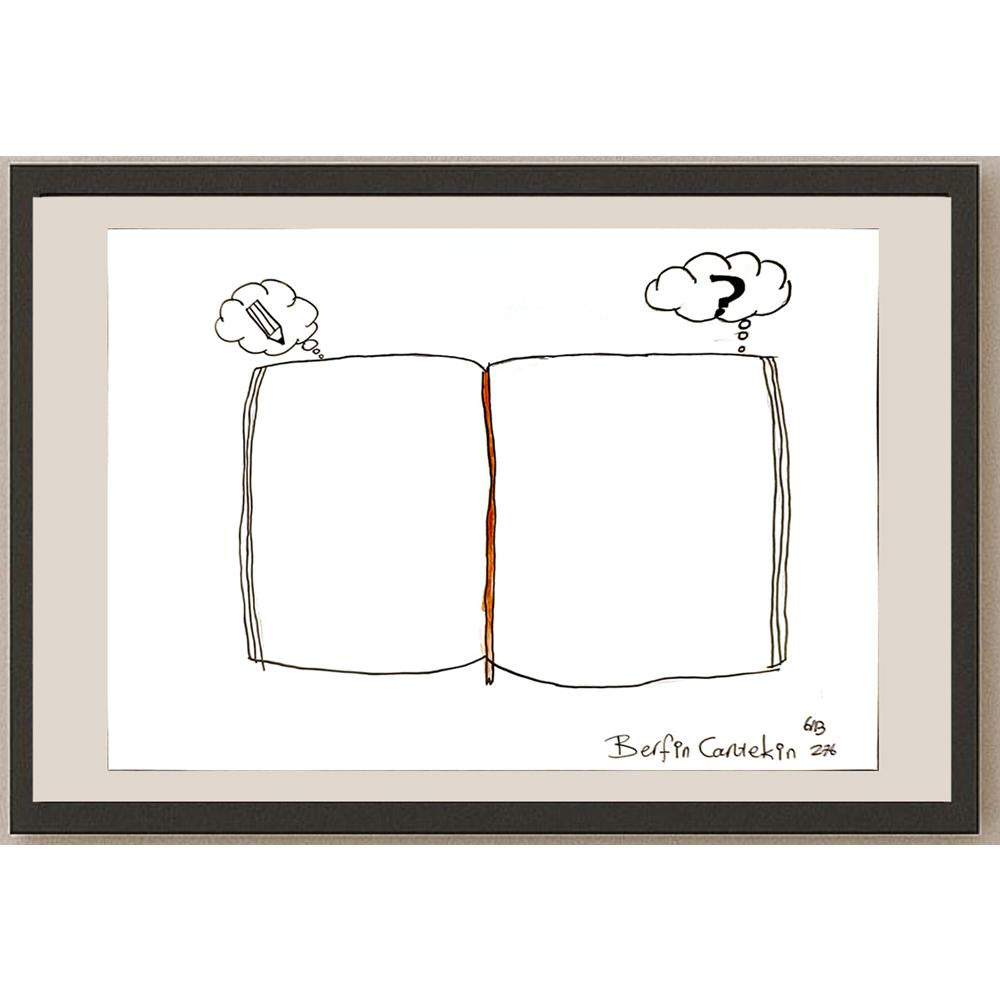 Berfin Cantekin 29x21cm Orijinal Karikatür BOD06947
