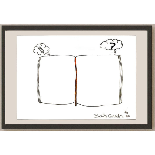 Berfin Cantekin 29x21cm Orijinal Karikatür BOD06947