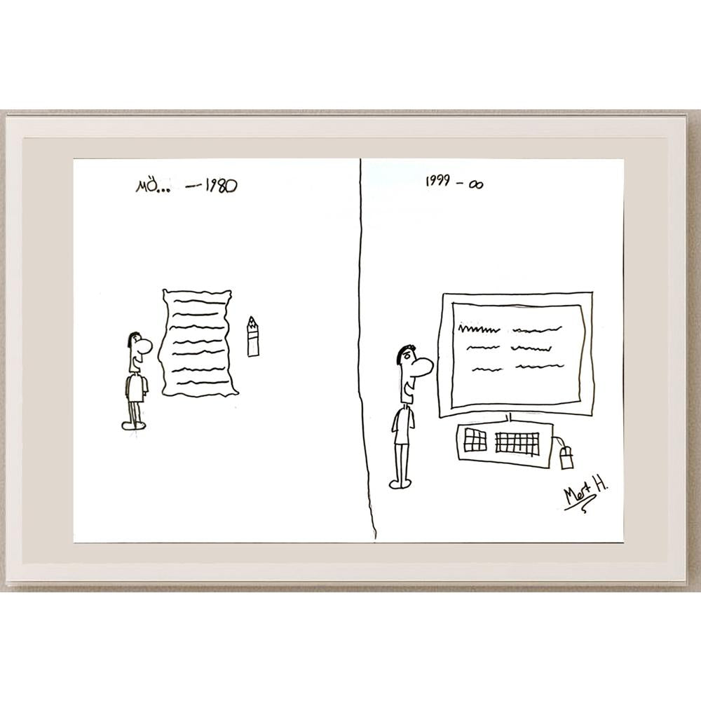 Mert Haytaoğlu 29x21cm Orijinal Karikatür BOD06948