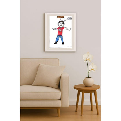 Çınar Taş 29x21cm Orijinal Karikatür BOD06956