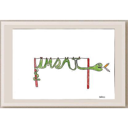 Derin LalÇevik 29x21cm Orijinal Karikatür BOD06959