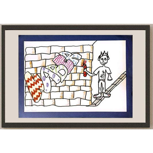 Erdenay Turan 29x21cm Orijinal Karikatür BOD06965