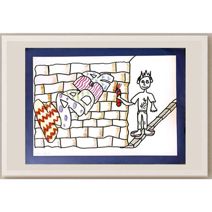 Erdenay Turan 29x21cm Orijinal Karikatür BOD06965