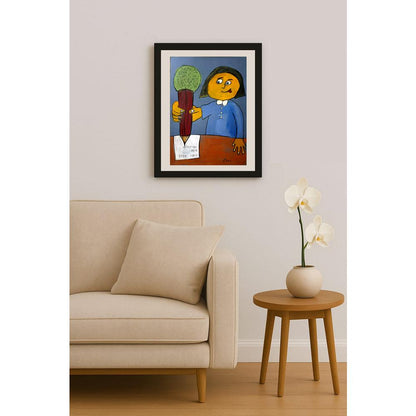 Gizem Sandallıoğlu 29x21cm Orijinal Karikatür BOD06968