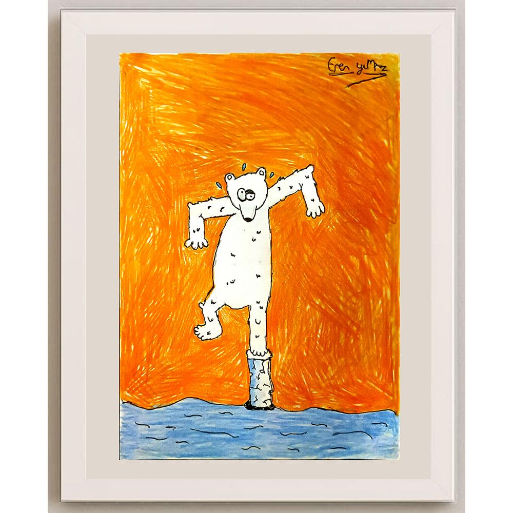 Eren Yılmaz 29x21cm Orijinal Karikatür BOD06970