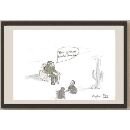 Bilgehan Altay 29x21cm Orijinal Karikatür BOD06976