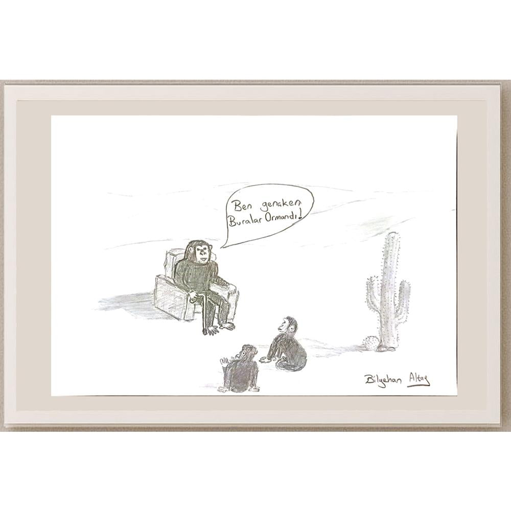 Bilgehan Altay 29x21cm Orijinal Karikatür BOD06976