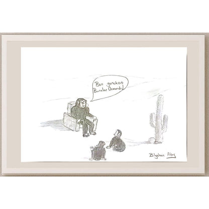 Bilgehan Altay 29x21cm Orijinal Karikatür BOD06976
