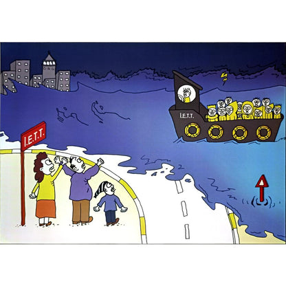 Özge Gençoğlu 29x21cm Orijinal Karikatür BOD06979