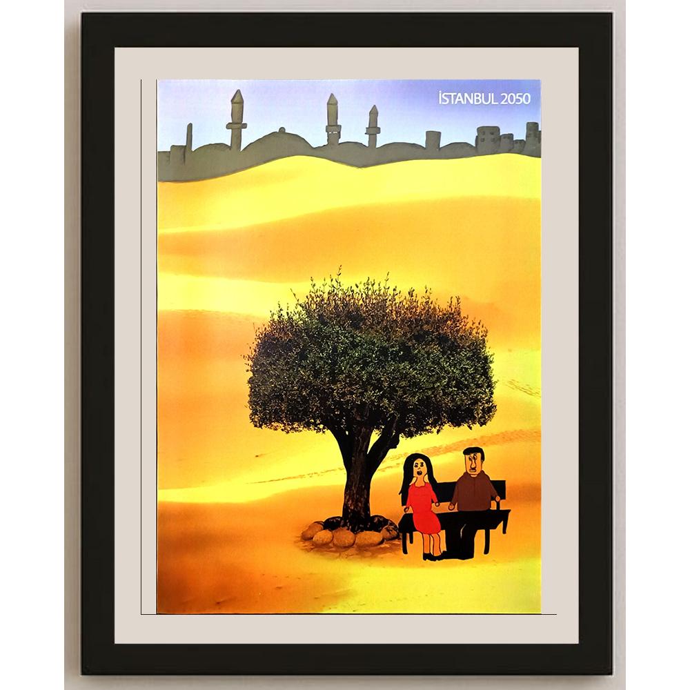 TuğbaÇifçi 29x21cm Orijinal Karikatür BOD06980