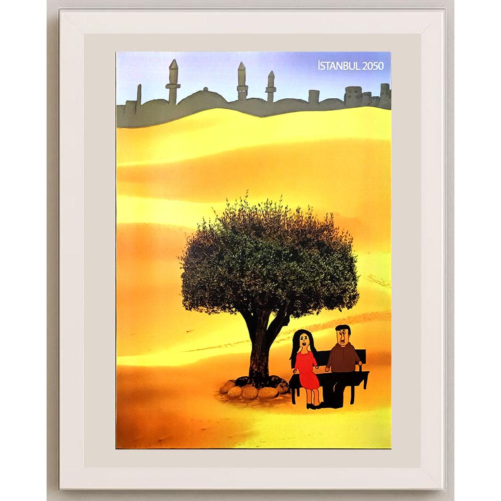 TuğbaÇifçi 29x21cm Orijinal Karikatür BOD06980
