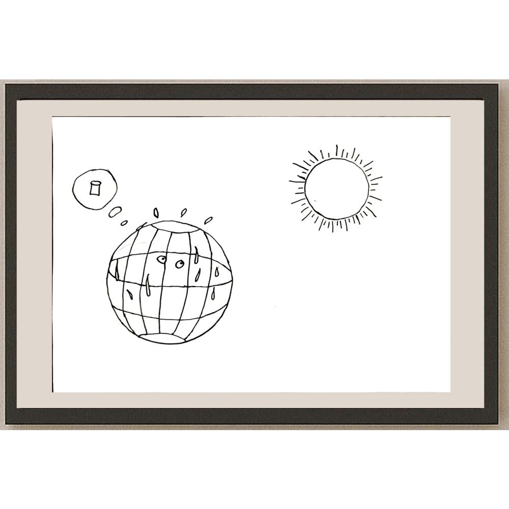 Ezgi Bağcı 29x21cm Orijinal Karikatür BOD06985