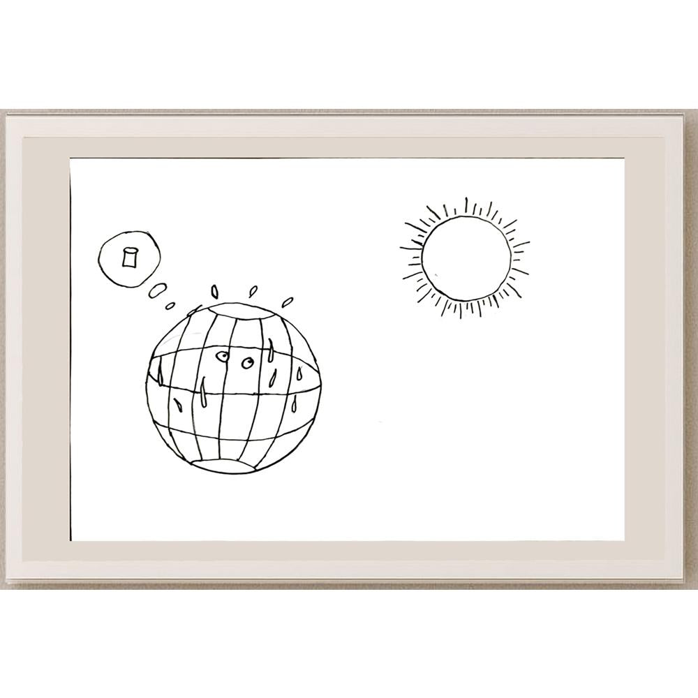 Ezgi Bağcı 29x21cm Orijinal Karikatür BOD06985
