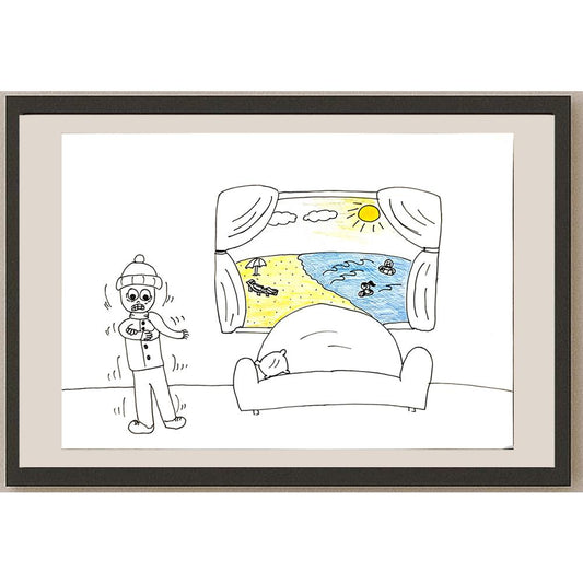 Zeynep Bidan Hacıismailoğlu 29x21cm Orijinal Karikatür BOD06989