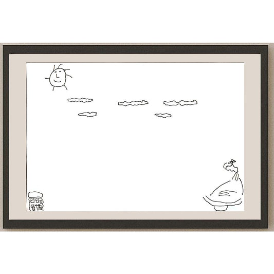 Sevgi Uzunbacak 29x21cm Orijinal Karikatür BOD06990