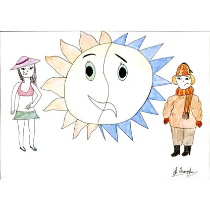 Göksu Ozanoğlu 29x21cm Orijinal Karikatür BOD06991