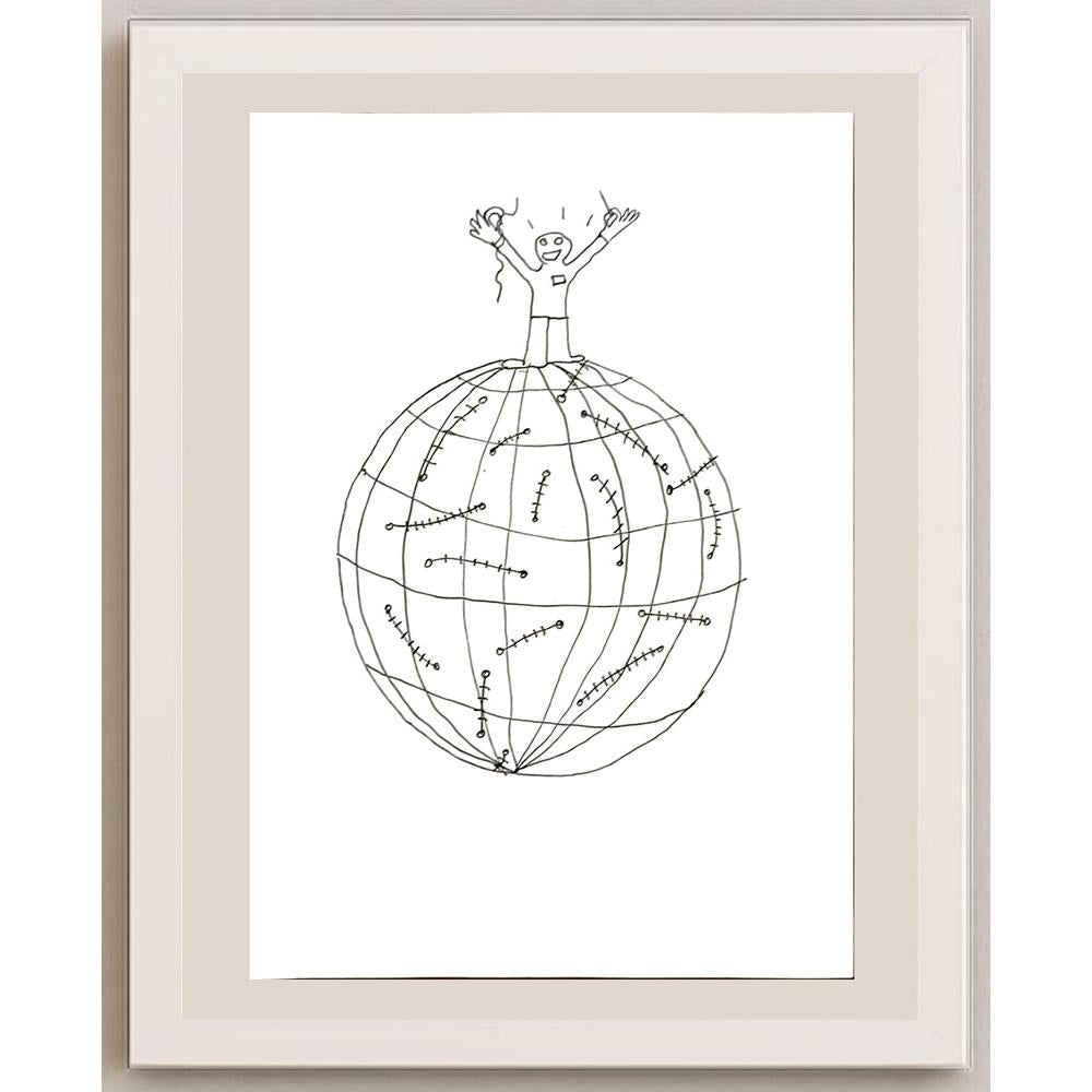 Mert CumhurÜlkü 29x21cm Orijinal Karikatür BOD06994