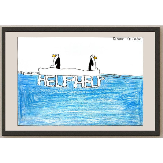 Tamer Yetkin 29x21cm Orijinal Karikatür BOD06995