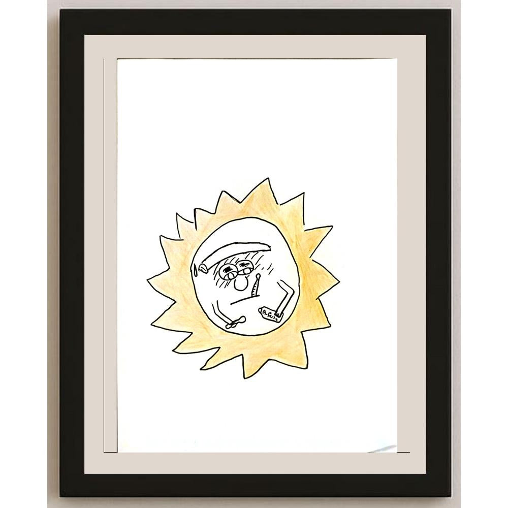 Umut Tunç 29x21cm Orijinal Karikatür BOD06996