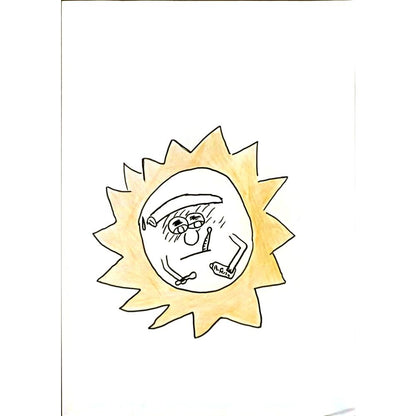 Umut Tunç 29x21cm Orijinal Karikatür BOD06996
