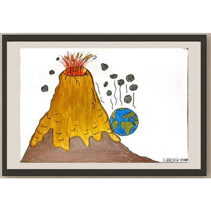 İlberk Kalelioğlu 29x21cm Orijinal Karikatür BOD06997