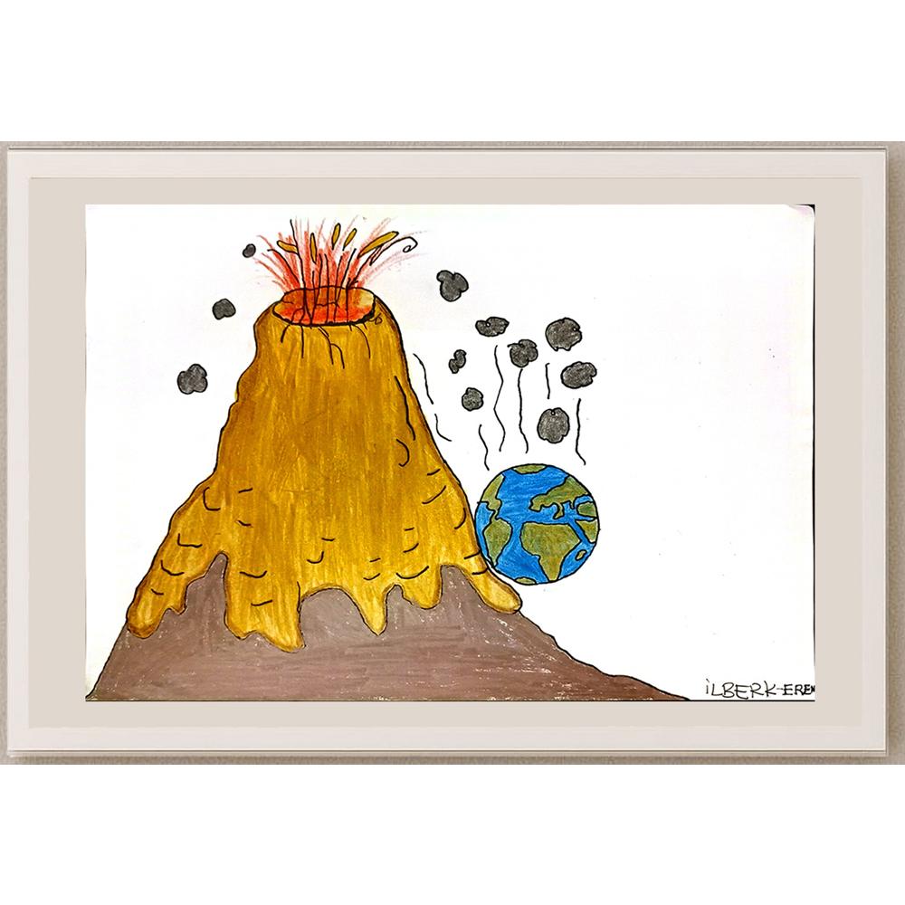 İlberk Kalelioğlu 29x21cm Orijinal Karikatür BOD06997