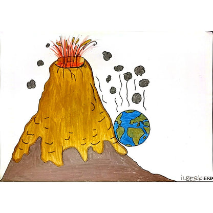İlberk Kalelioğlu 29x21cm Orijinal Karikatür BOD06997