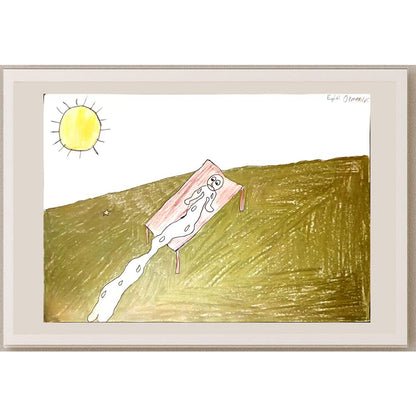 Eylül Ekmen 35x25cm Orijinal Karikatür BOD07003