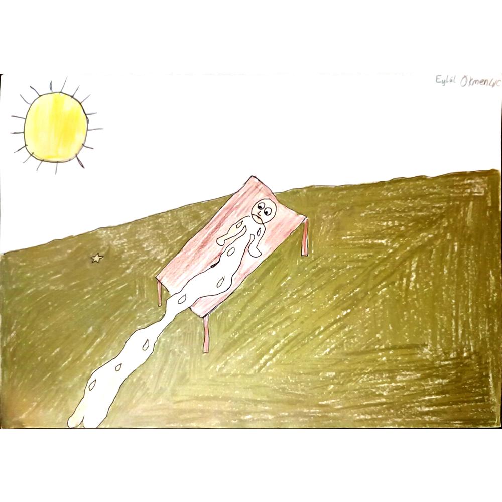 Eylül Ekmen 35x25cm Orijinal Karikatür BOD07003