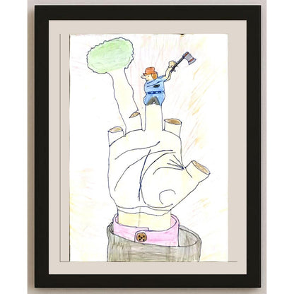 Hilal Baysal 29x21cm Orijinal Karikatür BOD07006