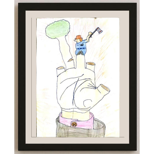Hilal Baysal 29x21cm Orijinal Karikatür BOD07006