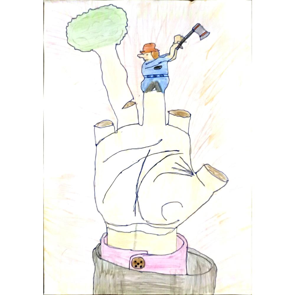Hilal Baysal 29x21cm Orijinal Karikatür BOD07006