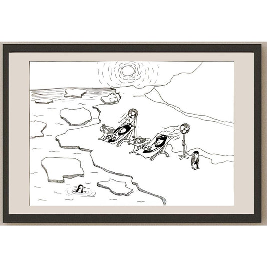 Necati ArdaŞenlik 29x21cm Orijinal Karikatür BOD07011