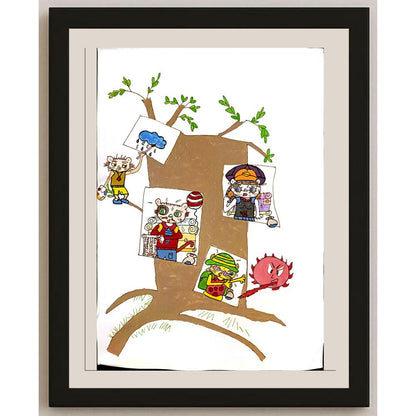 Ayşe Fırlatan 35x25cm Orijinal Karikatür BOD07013