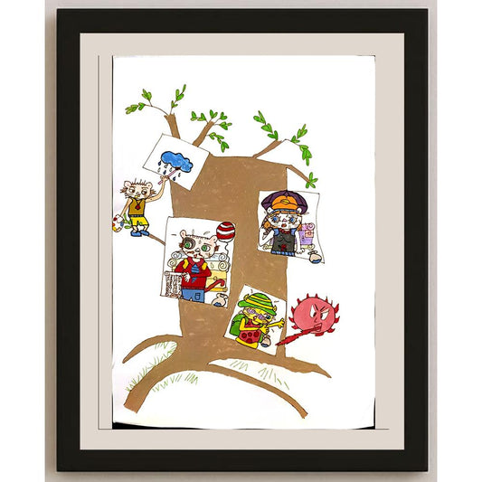 Ayşe Fırlatan 35x25cm Orijinal Karikatür BOD07013