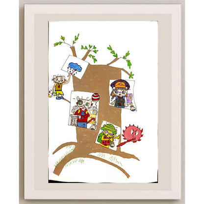 Ayşe Fırlatan 35x25cm Orijinal Karikatür BOD07013