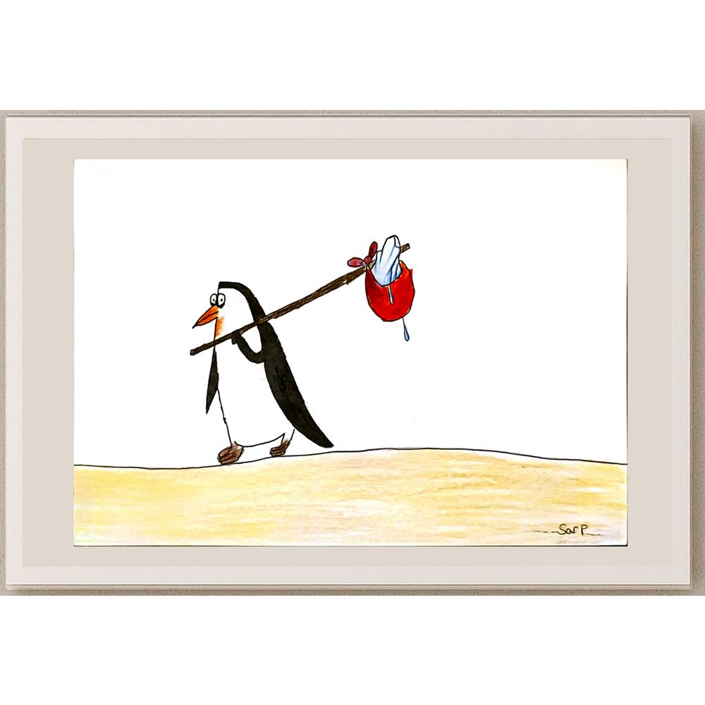 Sarp Soyhan 29x21cm Orijinal Karikatür BOD07015