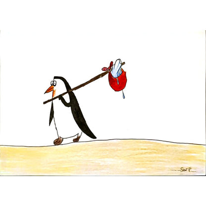Sarp Soyhan 29x21cm Orijinal Karikatür BOD07015