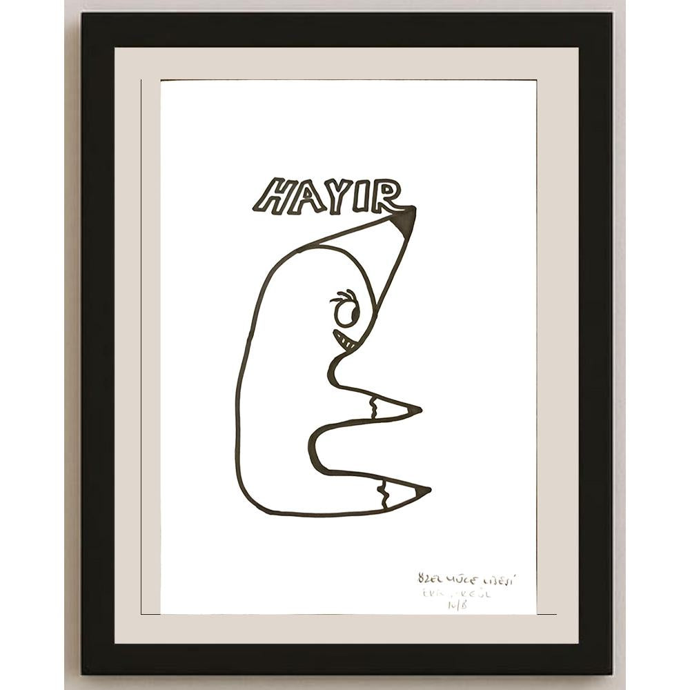 Ekin Akgül 29x21cm Orijinal Karikatür BOD07020