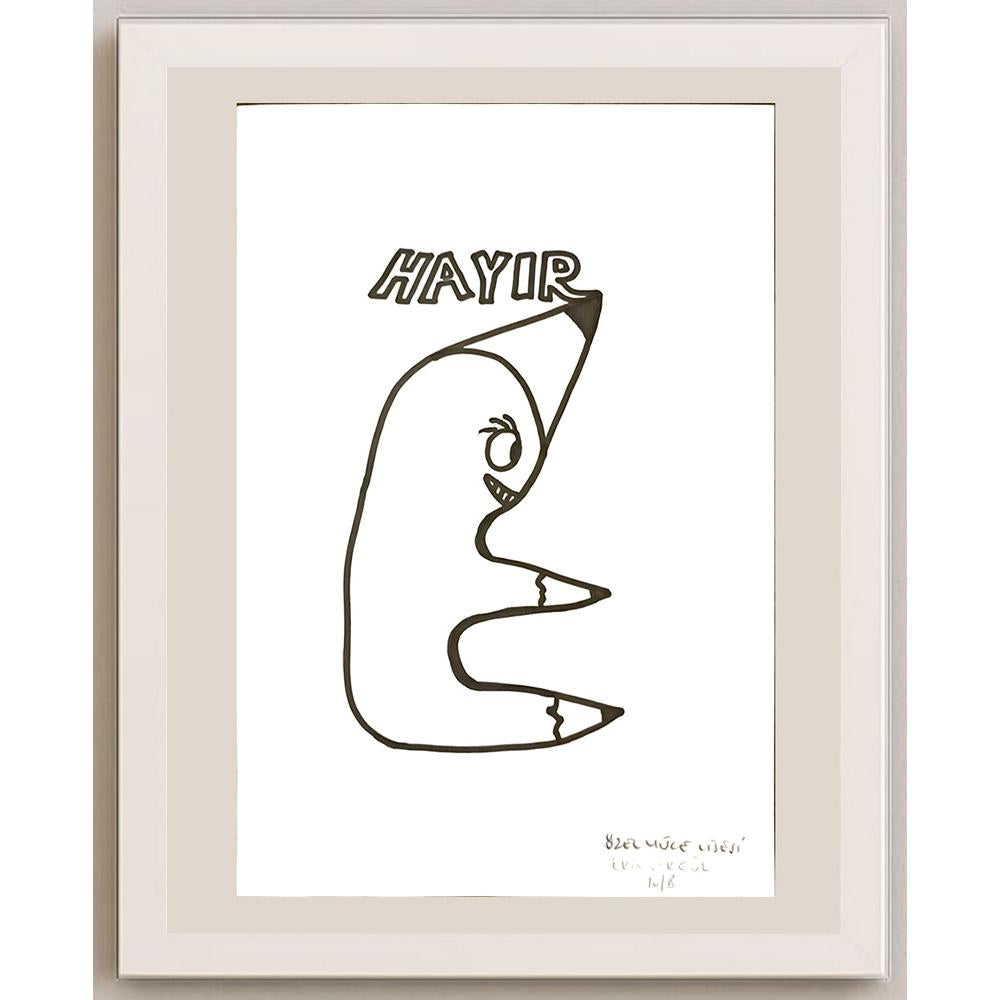 Ekin Akgül 29x21cm Orijinal Karikatür BOD07020