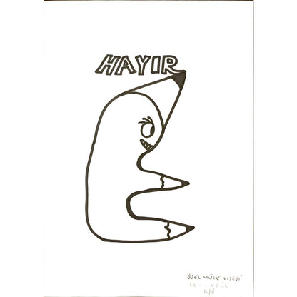 Ekin Akgül 29x21cm Orijinal Karikatür BOD07020