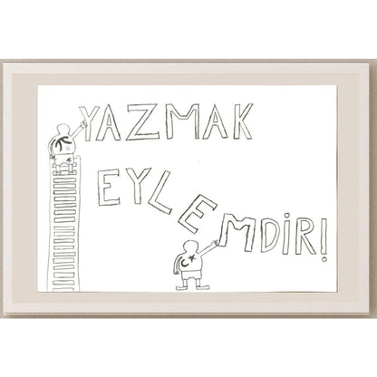 Cevdet DoğukanÜlger 29x21cm Orijinal Karikatür BOD07021