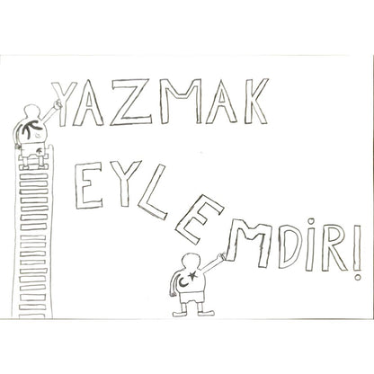 Cevdet DoğukanÜlger 29x21cm Orijinal Karikatür BOD07021