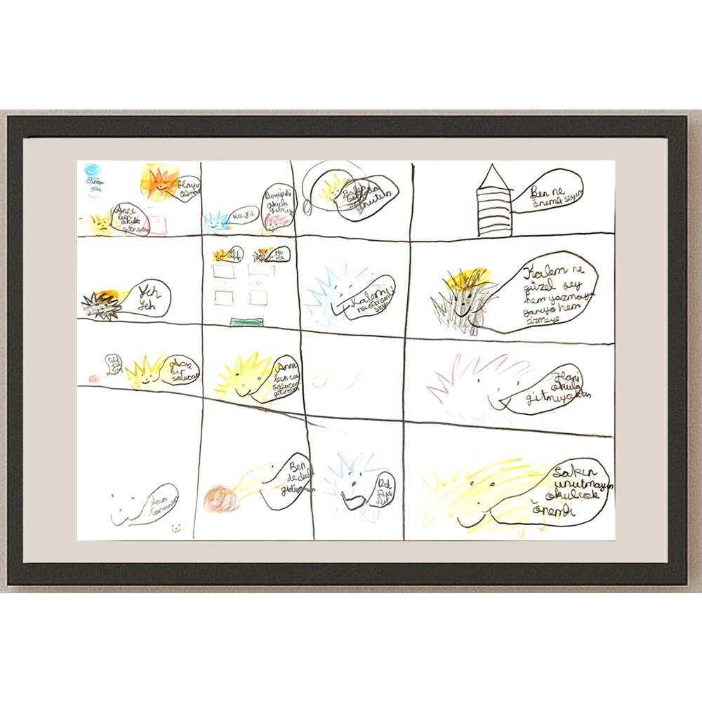 Begüm Ermut 29x21cm Orijinal Karikatür BOD07023