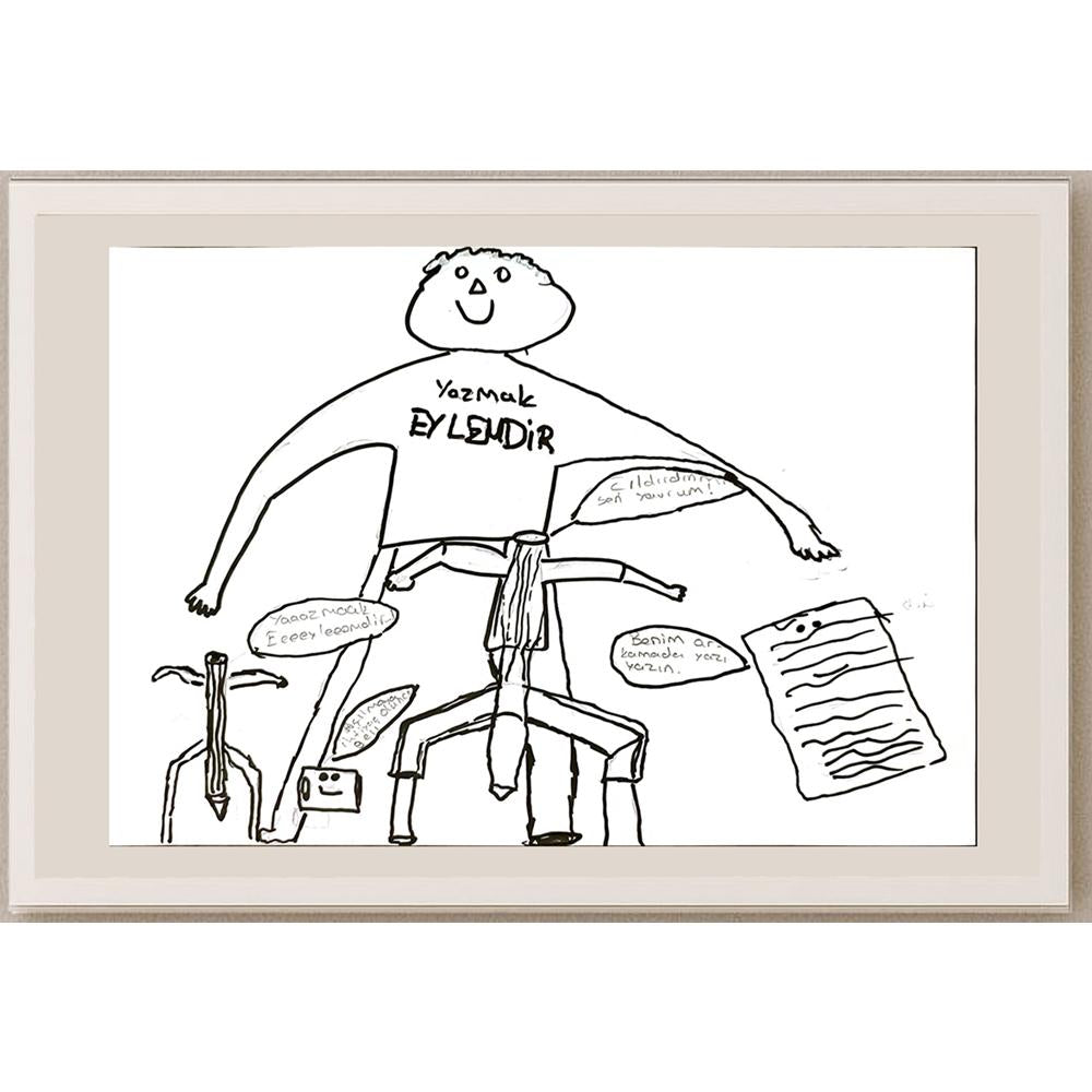 Fırat Berkan Koyuncu 29x21cm Orijinal Karikatür BOD07024