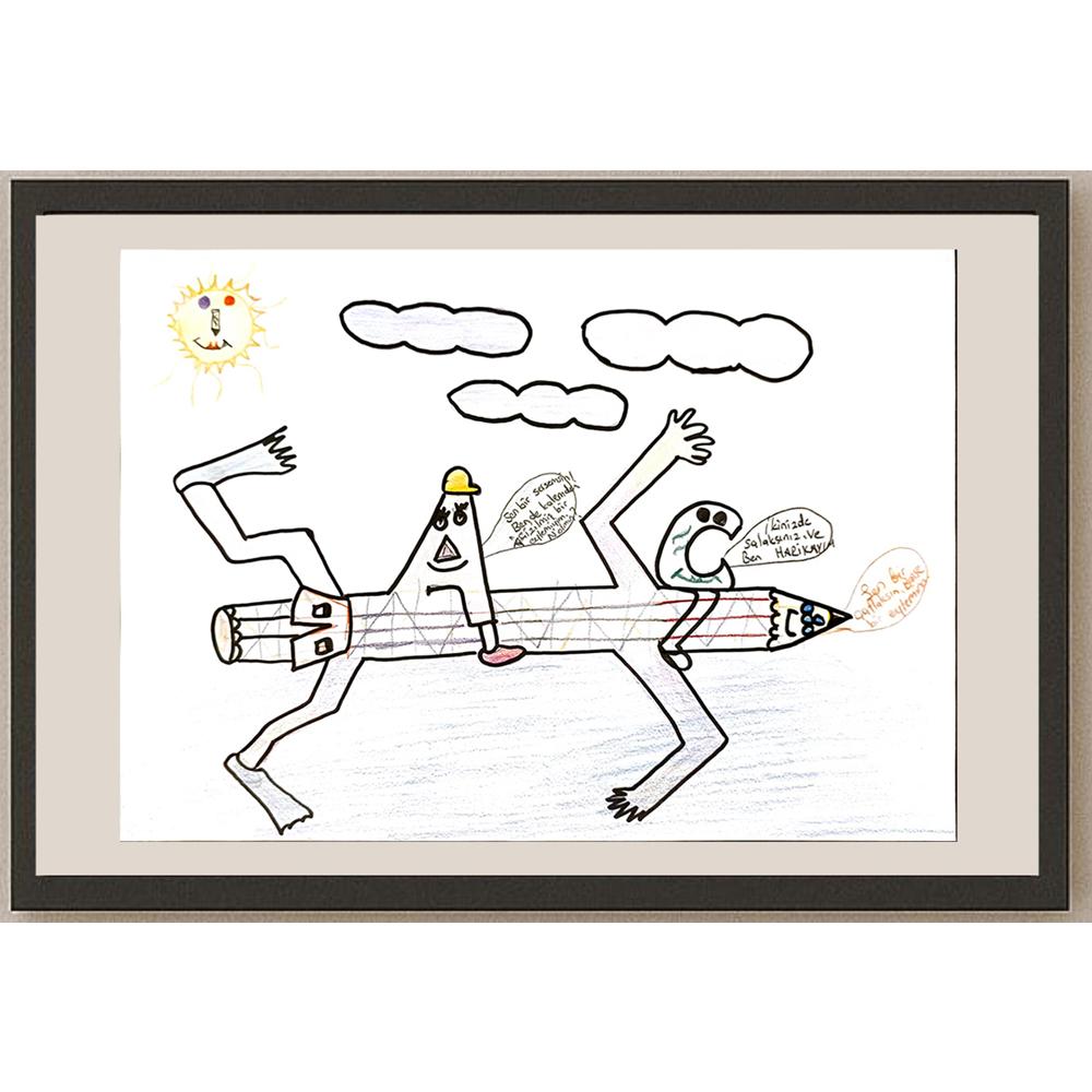 Ceren Toprak 29x21cm Orijinal Karikatür BOD07025