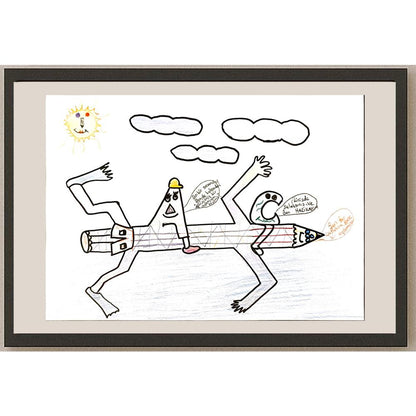 Ceren Toprak 29x21cm Orijinal Karikatür BOD07025