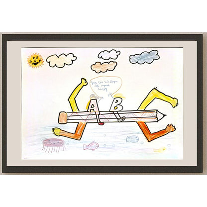 Ceren Toprak 29x21cm Orijinal Karikatür BOD07026