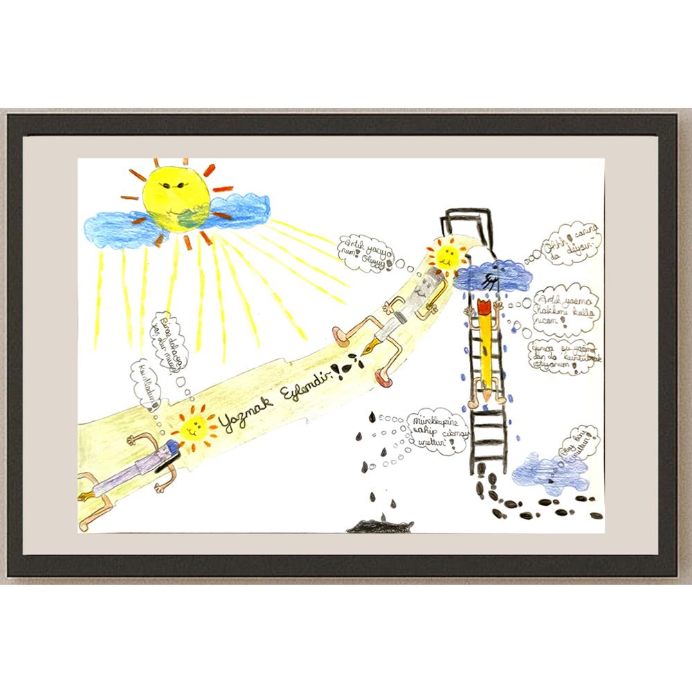 Irmak Güvenç 29x21cm Orijinal Karikatür BOD07029