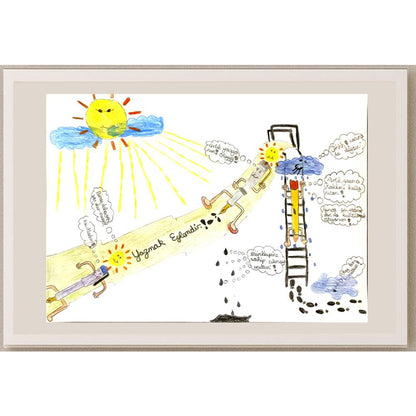 Irmak Güvenç 29x21cm Orijinal Karikatür BOD07029